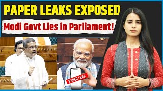 MODI GOVT’S PAPER LEAK CRISIS | Dharmendra Pradhan’s Lies Uncovered! | Modi Govt.