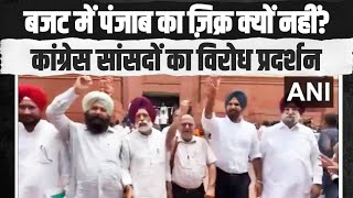 बजट में धोखा, पंजाब कांग्रेस सांसदों ने Modi सरकार को घेरा | Punjab MP's Protest | Budget | PM Modi