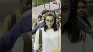 अभिनेत्री Rashmika Mandanna को किया गया स्पॉट, Simple look में लगीं बेहद Cute #rashmikamandanna