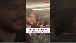 Abhishek Malhan Wins Award At Indian Telly Streaming Awards 2024 | #shorts