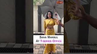 Sana Makbul Ko Mila FIRST Project After BB OTT 3, Spotted At T Series Office | #shorts