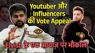 Bigg Boss OTT 3 | Elvish Ke Ek Awaz Par Lovekesh Ke Support Me Utare Youtubers Influencers