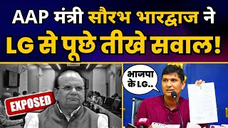 Delhi Govt Hospitals में LG Vinai Saxena ने रोकी भर्ती तो मंत्री Saurabh Bharadwaj ने पूछे तीखे सवाल