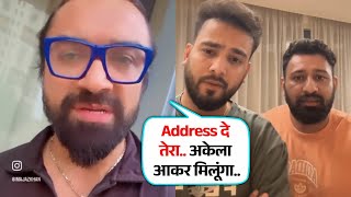 Address Send Kar Tera.. Ajaz Khan Challenges Elvish Yadav And Rajat Dalal