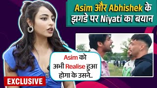 Khatron Ke Khiladi 14 | Asim Riaz Aur Abhishek Kumar Ke FIGHT Par Niyati Fatnani Ka Reaction