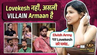 Bigg Boss OTT 3 | Sana Sultan Angry Reaction On Armaan, Lovekesh NOT Villain, Elvish Yadav