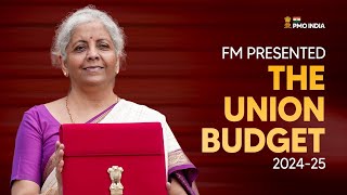 Finance Minister Nirmala Sitharaman presents Union Budget 2024-25 in the Parliament l PMO