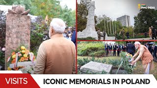 PM Modi visits iconic memorials in Poland