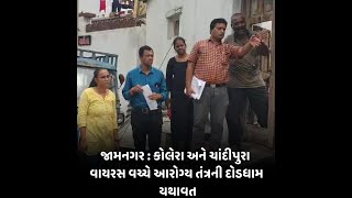 jamnagar : કોલેરા અને ચાંદીપુરા વાયરસ વચ્ચે આરોગ્ય તંત્રની દોડધામ યથાવત