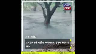 sabarkantha: વિજયનગર અને પોળો વિસ્તારમાં વરસાદના કારણે નદીના ઝરણાં થયા જીવંત