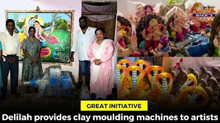 #GreatInitiative: Delilah provides clay moulding machines to artists