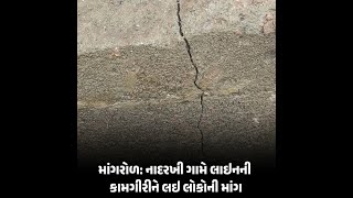 Mangrol : નાદરખી ગામે લાઇનની કામગીરીને લઇ લોકોની માંગ