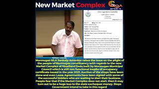 Sankalp Amonkar raises the issue with regards to the new Market Complex