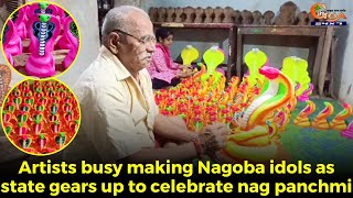 Artists busy making Nagoba idols as state gears up to celebrate nag panchmi