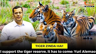 Tiger Zinda hai! I support the tiger reserve, it has to come: Yuri Alemao