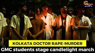 Kolkata doctor rape-murder. GMC students stage candlelight march