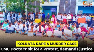 Kolkata Rape & Murder Case. GMC Doctors' sit for a Protest, demands justice