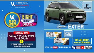 VK FURNITURE & ELECTRONICS THOKOTTU || VK BIG WIN || 8th MONTH DRAW || V4NEWS LIVE