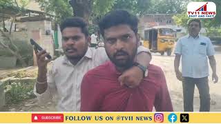 Chain Snatching Incident  in Suryapet.. Locals Chased And Caught Snacher