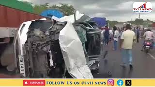 Road Accident On Bangalore Highway.8cars, 2buses 4 lorriesdestroyed.5.Died on Spot12 others injured.