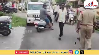 Janasena Party Workers Pelted Stones On YSRCP Leader Perni Nani in Gudiwada