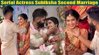 Veera Serial Actress Subiksha Second Marriage With Avinash | Dancer Manas Ex-Wife Subiksha Wedding