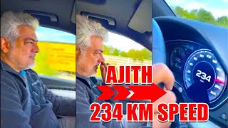 ????VIDEO: காரில் ????️ 234 KM வேகத்தில் பறக்கும் Ajithkumar | Vidaamuyarchi | News Tamil Glitz