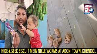 Hide & Seek Biscuit Mein Nikle Worms at Adoni Town, Kurnool | SACHNEWS |