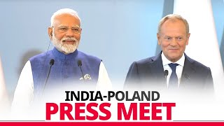 PM Modi In Poland LIVE: PM Modi and PM Tusk of Poland at joint press meet