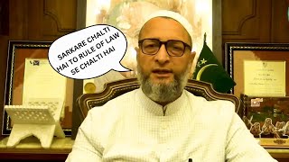 Haji Shehzad Ali Ke Ghar Ke Demolish Ko Lekar Barrister Asaduddin Owaisi Ka Bada Bayan | SACHNEWS |