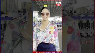 Sunny Leone ने फ्लोरल शर्ट में दिखाया परफेक्ट spring look, पैप्स को दिया पोज़