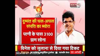 Chunavi मैदान में Dushyant Chautala, 5 साल में बढ़ी 11 करोड़ संपत्ति! इस रिपोर्ट के जरिए देखिए ...