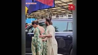 #Deepveer ने लिया बप्पा का आशीर्वाद || हरी साड़ी #DeepikaPadukone ने flaunt किया baby bump ||