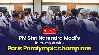 LIVE : PM Shri Narendra Modi's interaction with Paris Paralympic champions