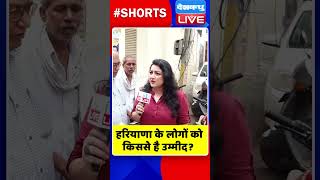 हरियाणा के लोगों को किससे है उम्मीद #shorts #ytshorts #shortsvideos #dblive #haryanaelection #bjp