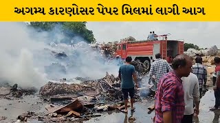 Mehsana : કડીમાં ઝુલાસણ ખાતે આવેલી એટેન પેપર મિલમાં લાગી આગ | MantavyaNews