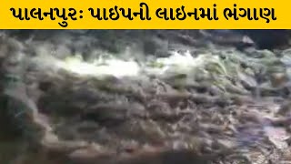 Palanpur : સર્કિટ હાઉસથી પસાર થતી પાઇપ લાઇનમાં ભંગાણ સર્જાતા લાખો લીટર પાણી વેડફાયું | MantavyaNews