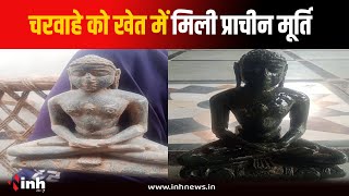 खेत में मिली भगवान Mahavir की प्राचीन मूर्ति...देखने उमड़ी भीड़, पुलिस ने की मूर्ति जब्त | MP News