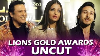 23rd SOL Lions Gold Awards 2016 - FULL HD RED CARPET | Aishwarya Rai, Tiger Shroff, Govinda