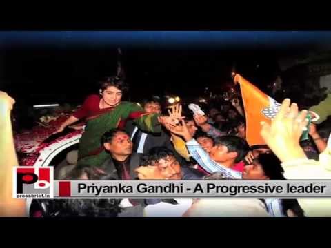 Priyanka Gandhi Vadra - a real mass leader  with a special ability to connect with masses