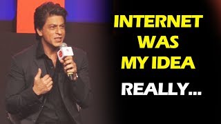 Internet Was My Idea | Shahrukh Khan FUNNY Moment At TED Talks Press Conference