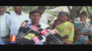 Students Dharna at School Over Food Problems | Khammam District | iNews