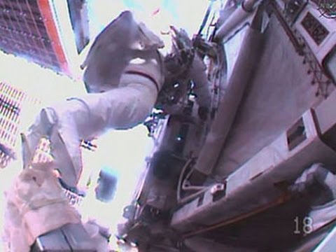 Astronauts Replace Power Unit During Spacewalk News Video