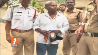 Man Drinking Alcohol In Public Place In Tirumala | TTD | iNews