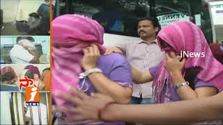 Police Raids On Massage Centers And Spa In Hyderabad |14 Thailand Womens Arrested | iNews