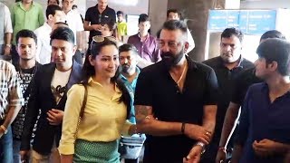 Sanjay Dutt With Wife Manyata At Bhoomi Trailer Launch