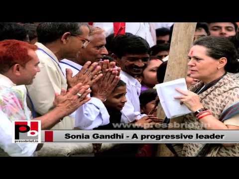 Sonia Gandhi- A leader who serves with dedication