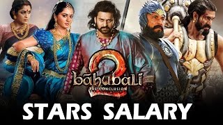 Baahubali STARS SALARY Will BLOW Your Mind - Prabhas, Rana Daggubati, Sathyaraj