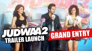 Judwaa 2 Trailer Launch | GRAND ENTRY | Varun Dhawan, Jacqueline, Taapse Pannu
