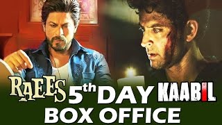 RAAES Vs KAABIL - 5th DAY BOX OFFICE COLLECTION - Early Trends - OUTSTANDING